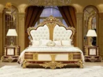 Luxury Royal Carved King Bed Set