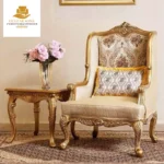 Classic Hand-Carved Chinioti Bedroom Chair