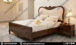 Modern Luxury Carved Panel Bed - Image 3