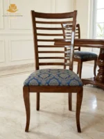 Luxury Hand-Carved Dining Chair Set - Image 2