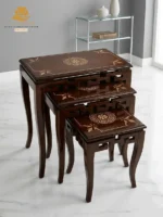 Round Nesting Tables Set