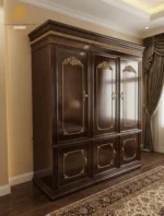 Top Quality Chinioti Furniture Grand Rococo Gilded coupbord