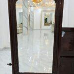 Luxury Standing Carved Mirror