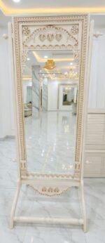 Luxury Standing Carved Mirror - Image 2