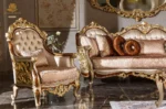 Imperial Luxury Carved Sofa Set - Image 4