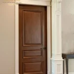 Best Chinioti Hand-Carved Classic 2-Panel Green Door