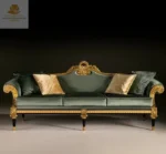 Classical Sage Carved Sofa