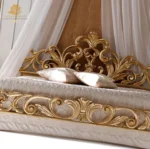 Royal Carved Wood Bed - Image 2