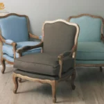 Classic Chinioti Hand-Carved Bedroom Chair