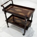 Wood Serving Trolley
