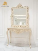 Full Gilded Neo-Classical Console & Mirror Set - Image 2