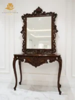 Full Gilded Neo-Classical Console & Mirror Set