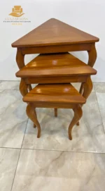 Wooden Nesting Tables - Image 2