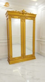 Best Chinioti Hand-Carved Opulent Baroque Solid Wood Showcase - Image 2