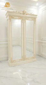 Best Chinioti Hand-Carved Opulent Baroque Solid Wood Showcase - Image 3