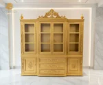 Top Quality Chinioti Furniture Grand Rococo Gilded Showcase - Image 2