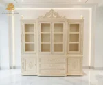 Top Quality Chinioti Furniture Grand Rococo Gilded Showcase - Image 3