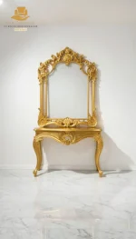 Victorian-Style Wood Console - Image 2