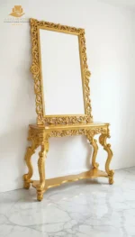 Victorian-Style Wood Console - Image 2