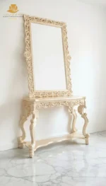 Victorian-Style Wood Console - Image 3