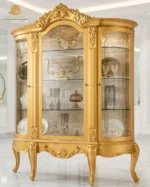 Top Quality Chinioti Furniture Grand Rococo Gilded Showcase - Image 2