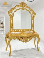Antique French Baroque Console - Image 3