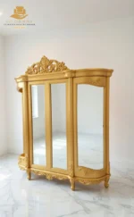 Top Quality Chinioti Furniture Grand Rococo Gilded Showcase - Image 3