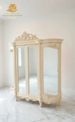 Top Quality Chinioti Furniture Grand Rococo Gilded Showcase - Image 2