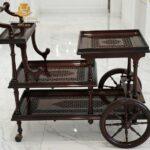 Wood Serving Trolley