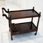 Wood Serving Trolley