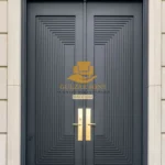 This Luxury Chinioti Furniture Modern Geometric Double Entry Door