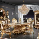 Royal Gold Carved Dining Chair