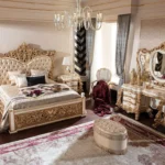 The Royal Carved Tufted Bed