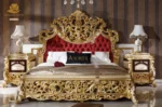 Royal Victorian Carved Bed Set - Image 3