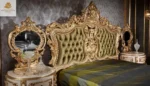 Royal Gold Carved Bedroom Set - Image 2