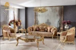 Majestic Carved Sofa Set - Image 10