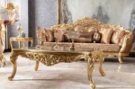 Majestic Carved Sofa Set - Image 11
