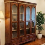 Top Quality Chinioti Furniture Grand Rococo Gilded Showcase