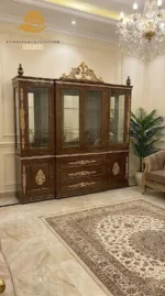 Premium Chinioti Hand-Carved Elegant Showcase