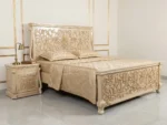 Royal Hand-Carved Luxury Wedding Bed