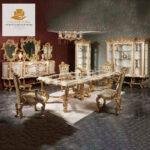 Baroque-inspired luxury dining Set