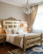 The Hand Carved Single Bed