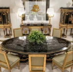 Royal Round Carved Dining Set