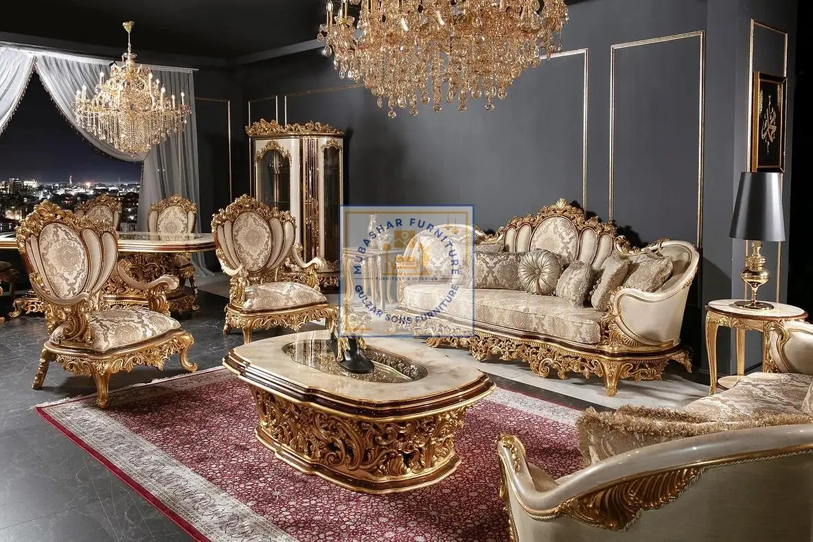 Wooden Sofa Set