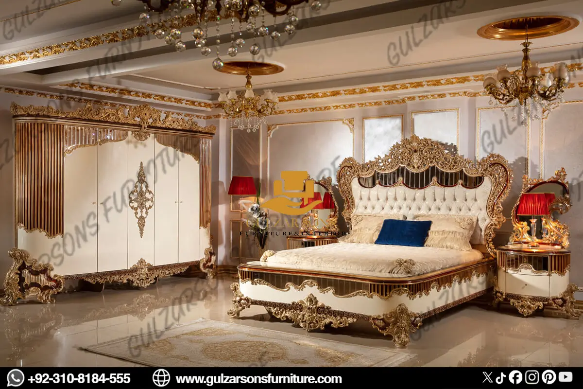 luxury-bedroom-models-masiva Luxury Crown Bedset - Image 1