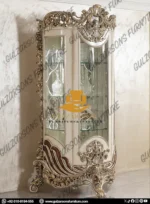 Luxury Hand Carved 1 Door Showcase