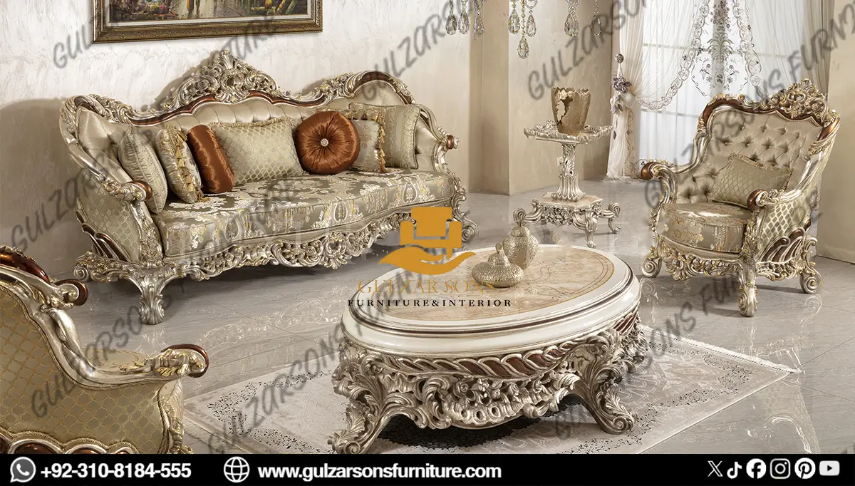 sparta-classic-living-room-176000-24-B Luxury Hand Carved Wooden Sofa Set - Image 1