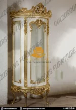 Hand Carved 1 door Showcase