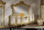 Hand Carved Chester with Miror Frame