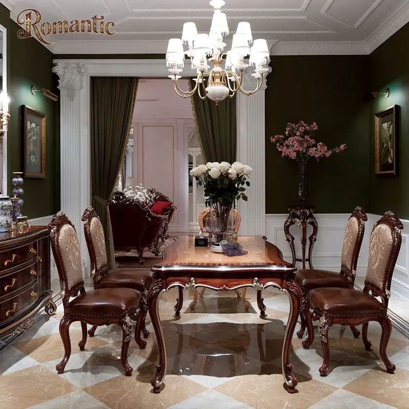 Wooden Classic Dining Set - Image 1